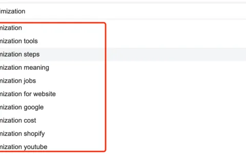 Google search drop-down box