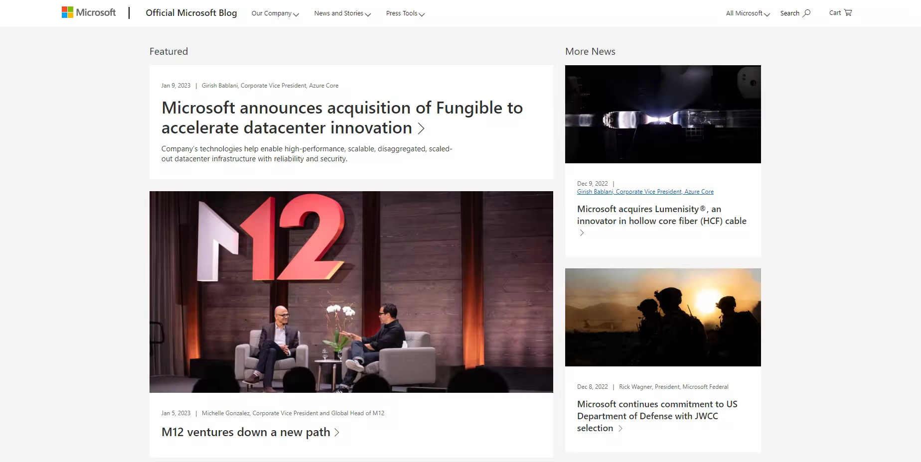 Microsoft Official Blog