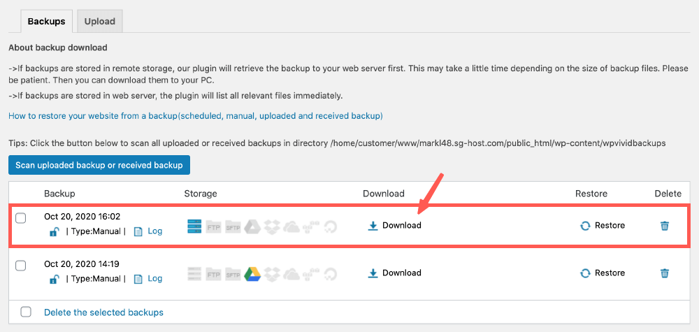 WordPress Website Backup and Restoration (4 Methods)