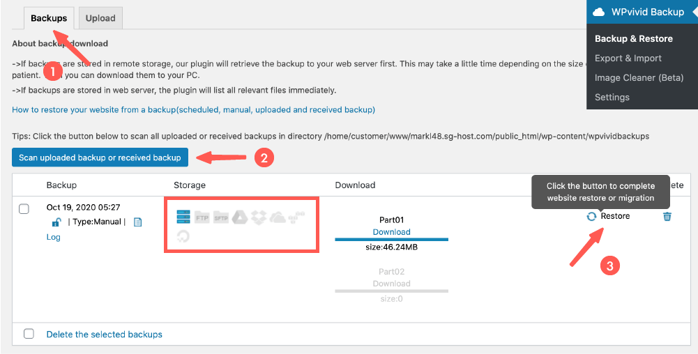 WordPress Website Backup and Restoration (4 Methods)